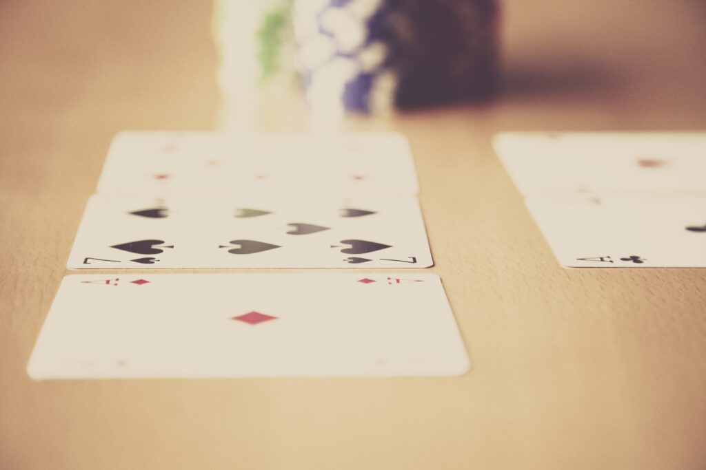 A game of texas hold'em